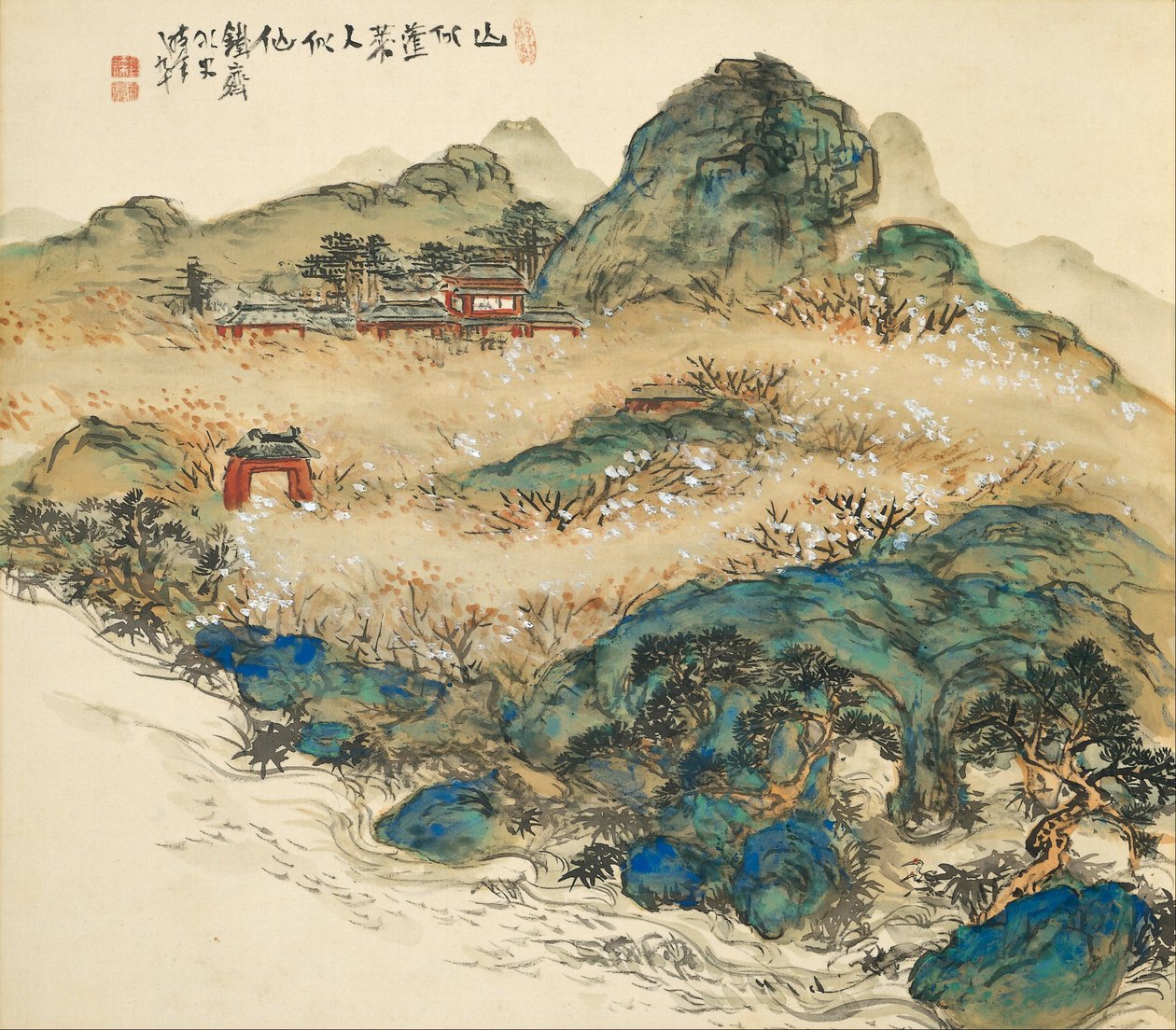Monte Penglai (Montagna degli Immortali) da Tomioka Tessai