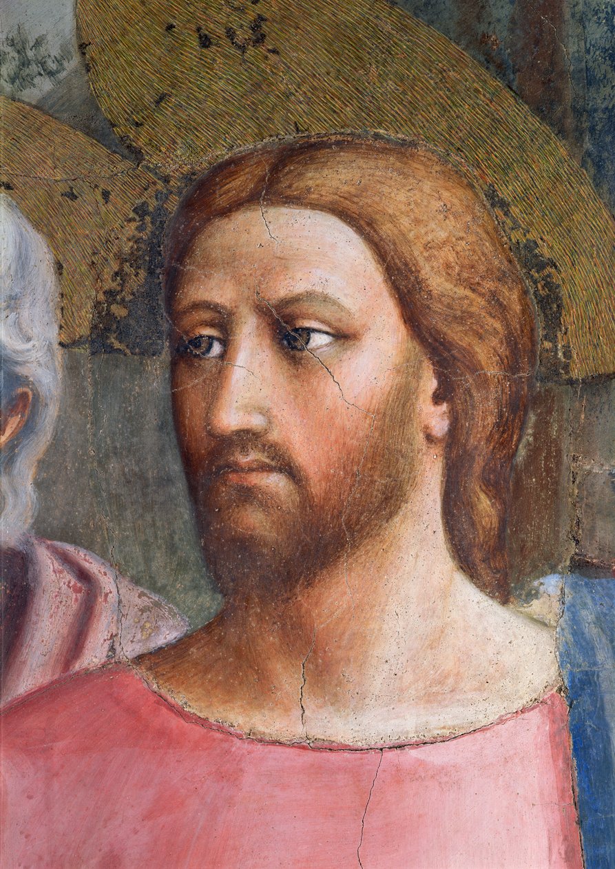 Il Tributo: Testa di Cristo (dettaglio), c.1427 da Tommaso Masaccio