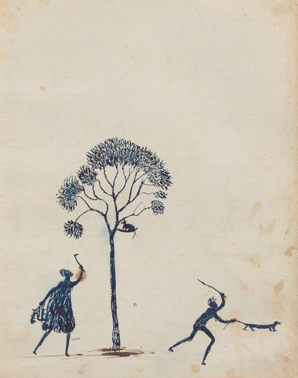 Kwatkwat - Caccia a opossum e goanna da Tommy McRae