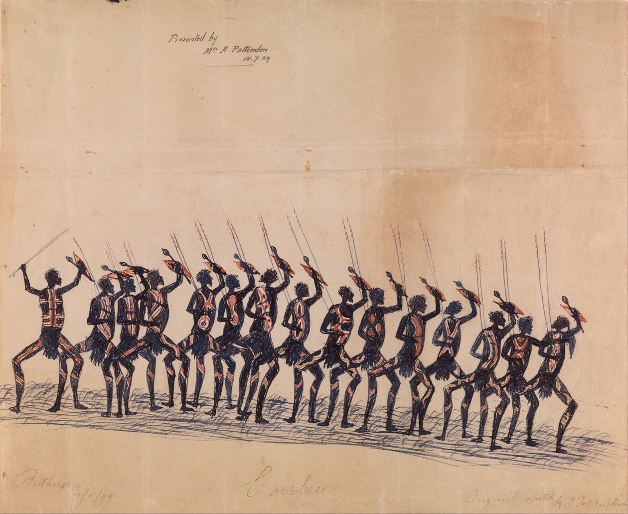 Corroboree di Rutherglen da Tommy McRae
