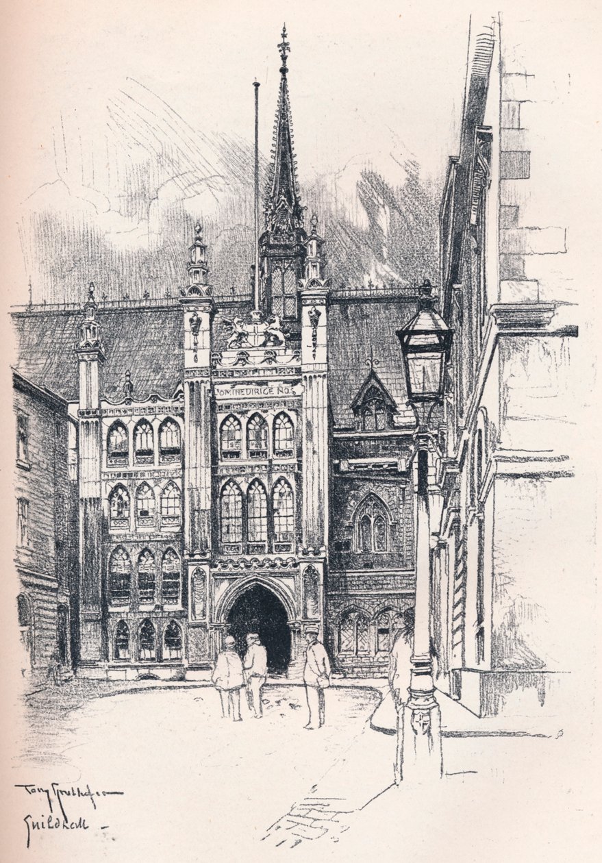 Guildhall, c1902 da Tony Grubhofer
