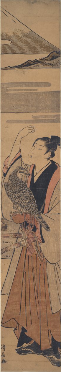 Giovane falconiere da Torii Kiyonaga