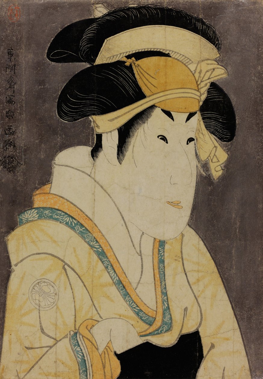 Attore Segawa Kikunojo III come Oshizu, la moglie di Tanabe Bunzo, 1794 da Toshusai Sharaku