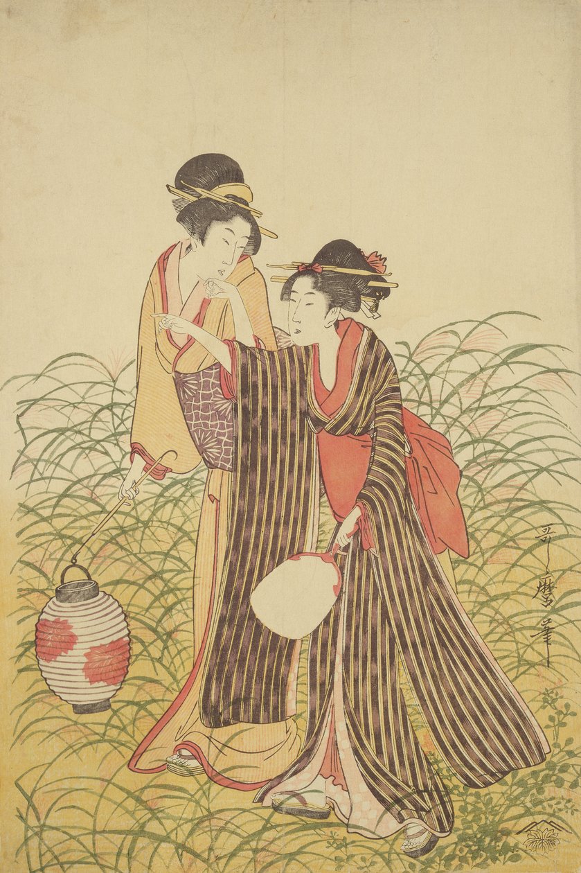 Due Signore, Periodo Edo (1603-1868) da Toshusai Sharaku