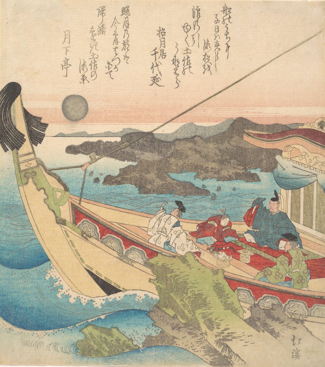 Mare Interno vicino a Tosa da Totoya Hokkei