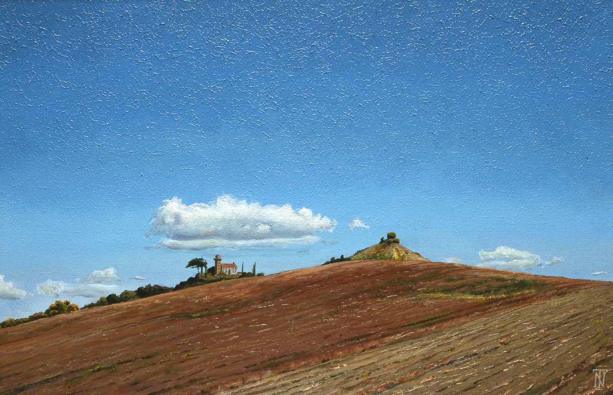 Grande cielo, collina, Todi, Umbria, 1998 da Trevor Neal