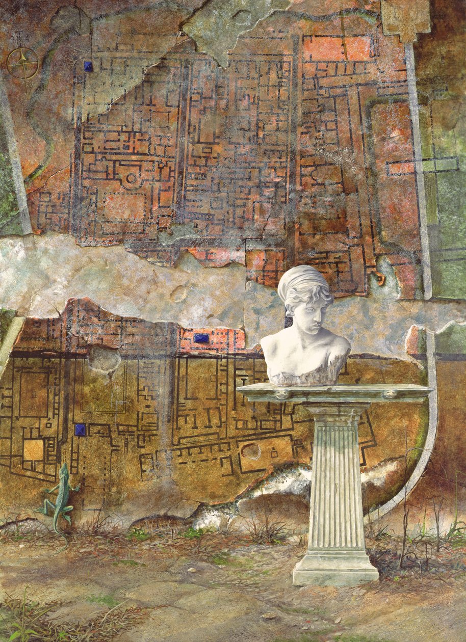 Piano del sito di Ercolano, 1994 da Trevor Neal