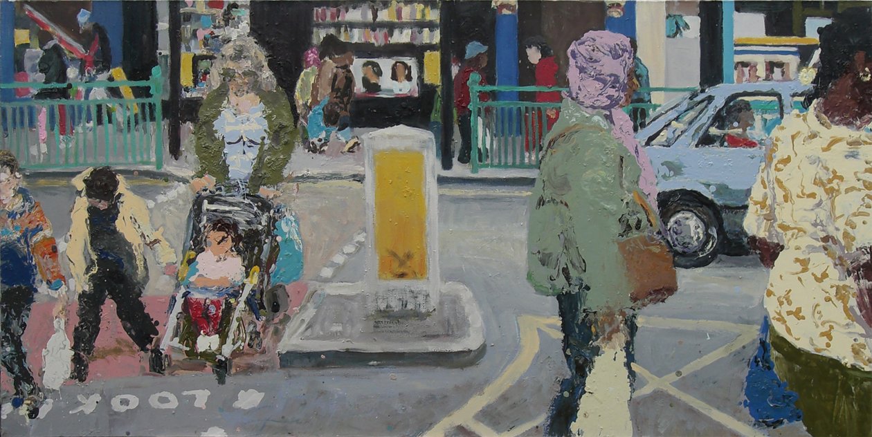 Strada, 2003 (olio su tela) da Trevor Burgess