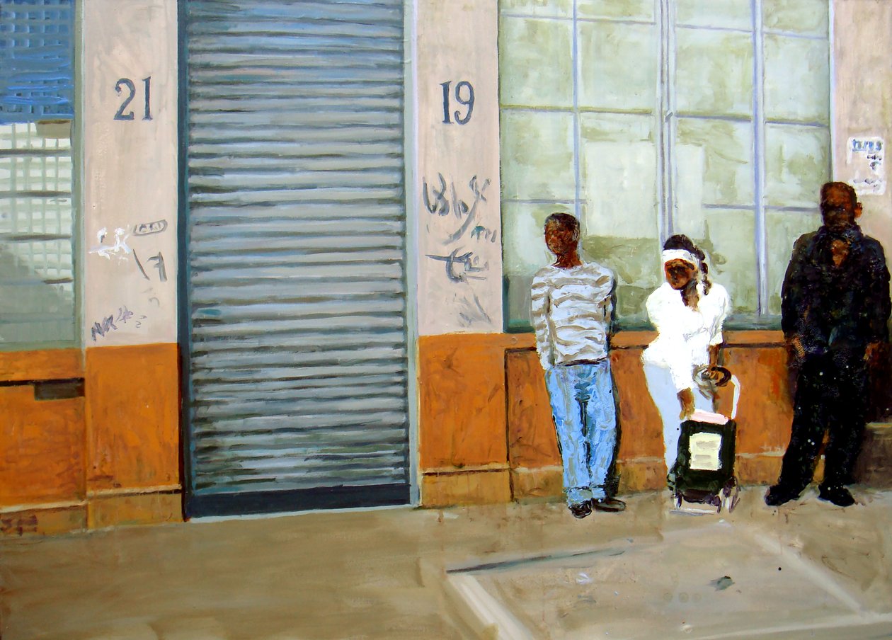 Attesa, 2009 (olio su tela) da Trevor Burgess