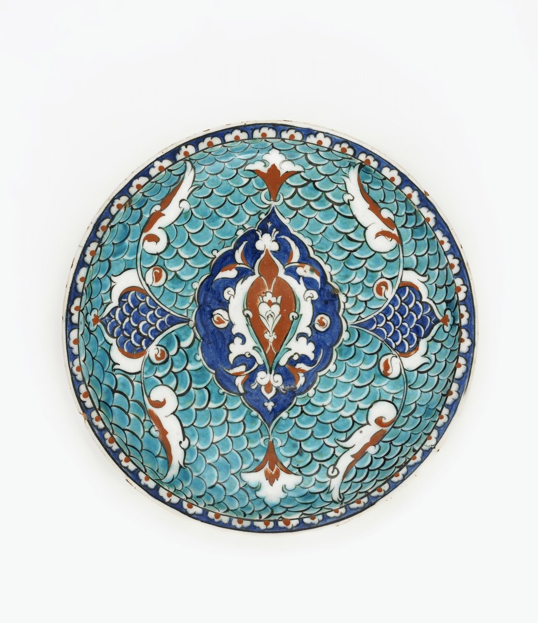 Piatto, Iznik, dinastia ottomana da Turkish School