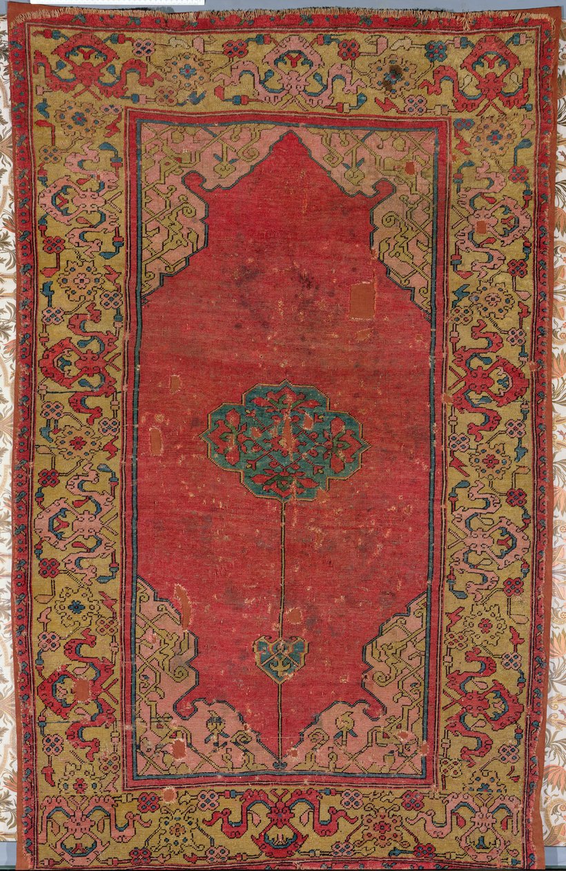 Tappeto Oushak da Turkish School