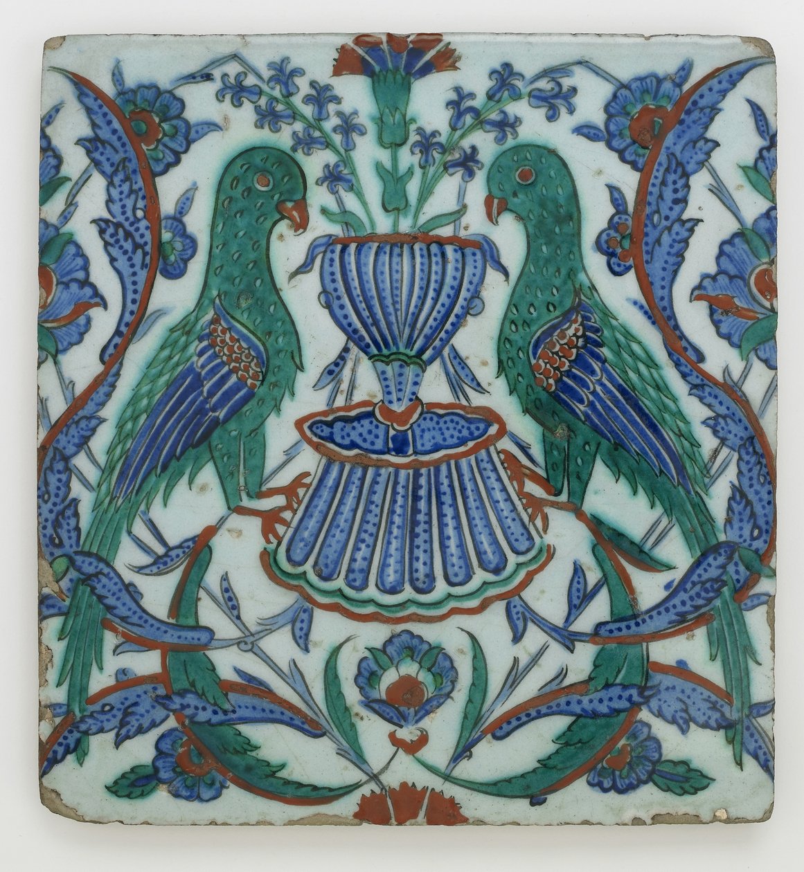 Piastrella, Iznik, dinastia Ottomana da Turkish School