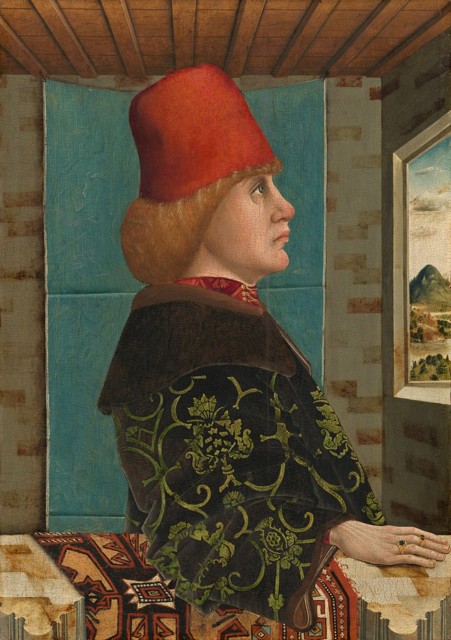 Ritratto di un uomo da Tyrolean 15th Century