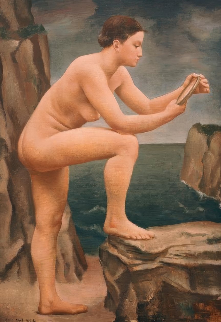 Studio per giovane donna al mare da Ubaldo Oppi