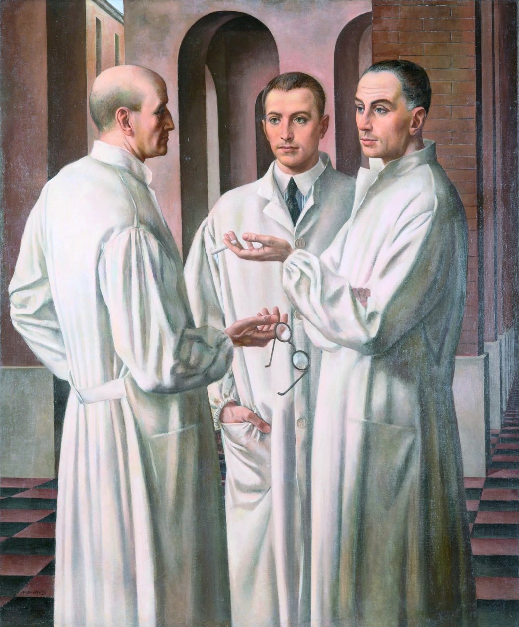 I chirurghi, 1926 da Ubaldo Oppi