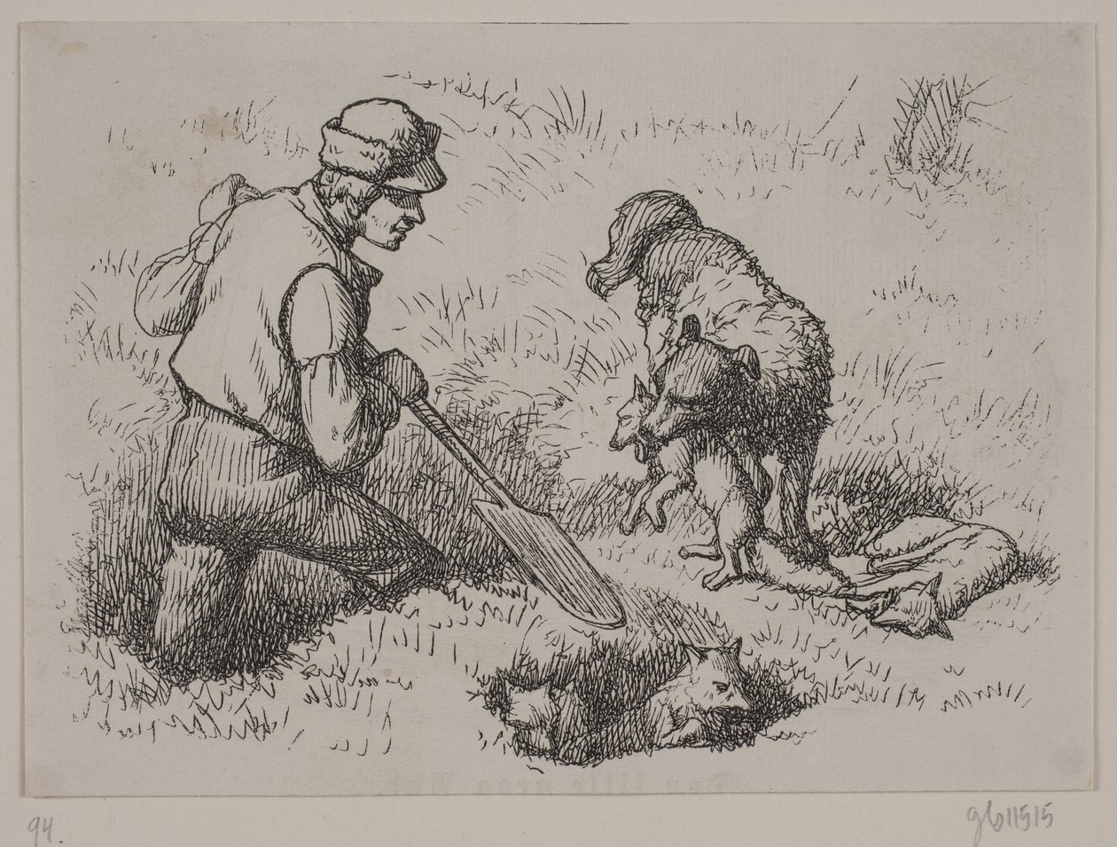 Illustrazione per "Mr. Mikkel", poesia di Christian Richardt da Ubekendt