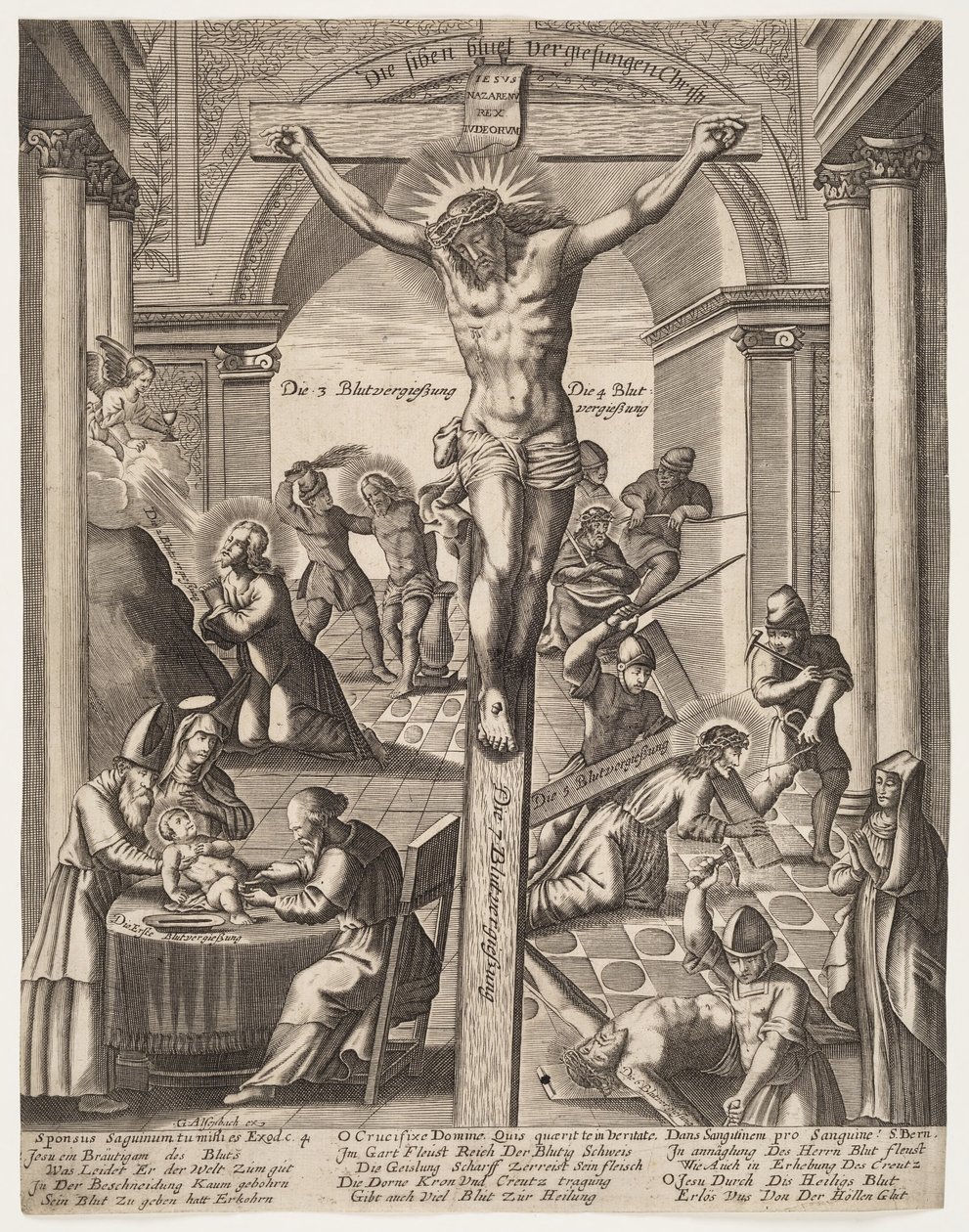 Le sette sanguinazioni di Cristo da Ubekendt