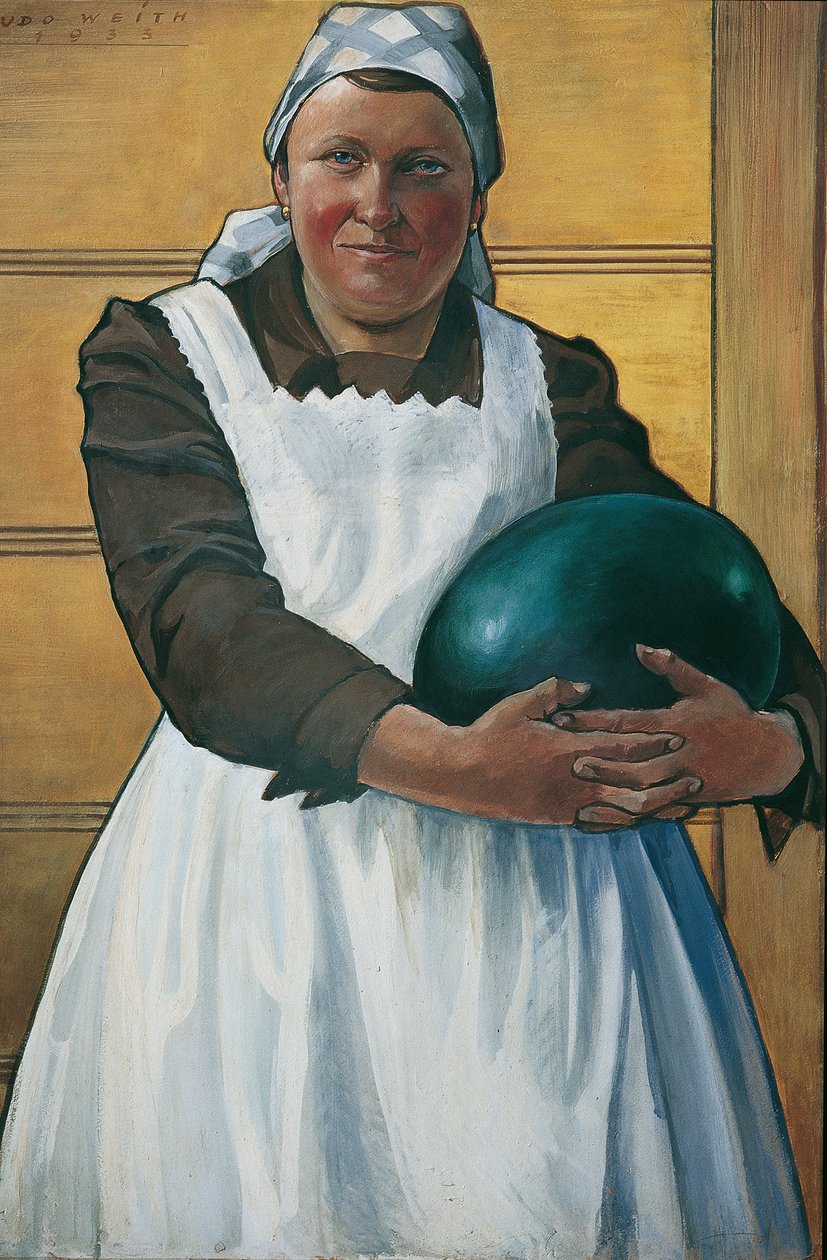 Donna con melone da Udo Weith
