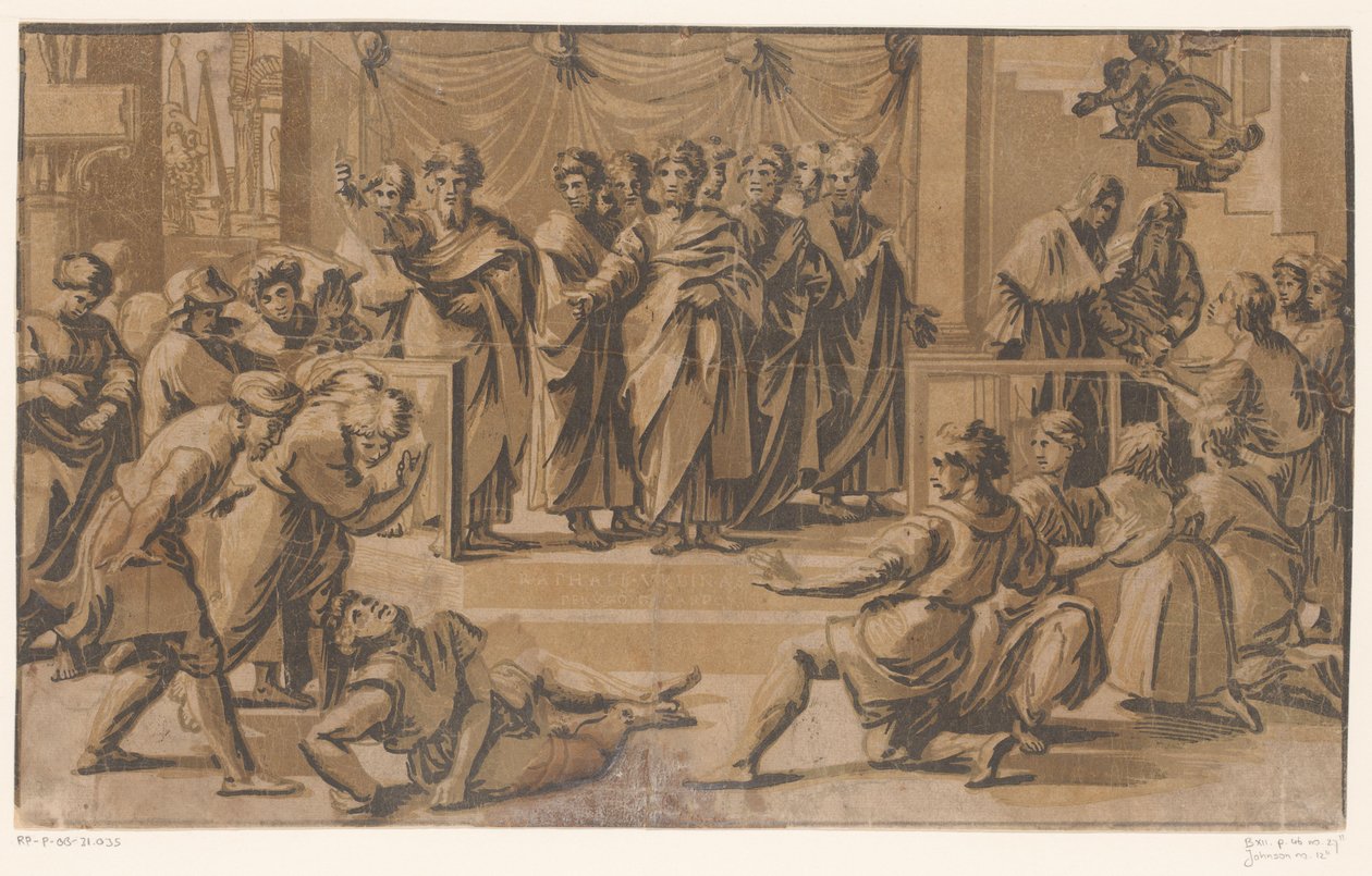 Morte di Anania da Ugo da Carpi