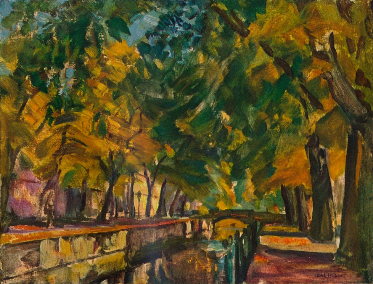 Canale a Potsdam, c1926 da Ulrich Hubner