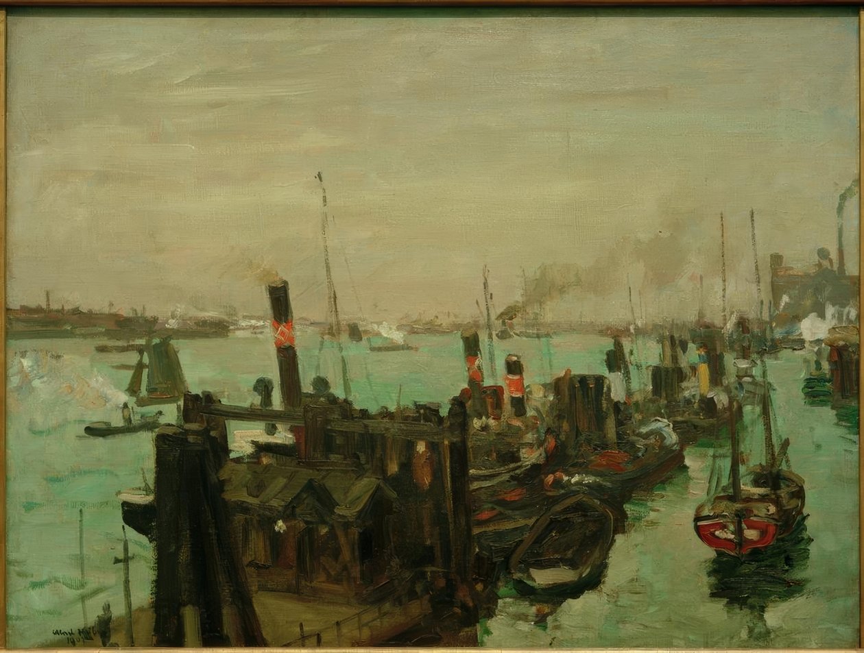 Nel porto di Amburgo da Ulrich Hubner