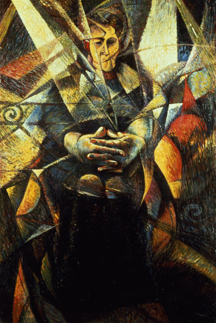 Ritratto di una Donna Seduta da Umberto Boccioni