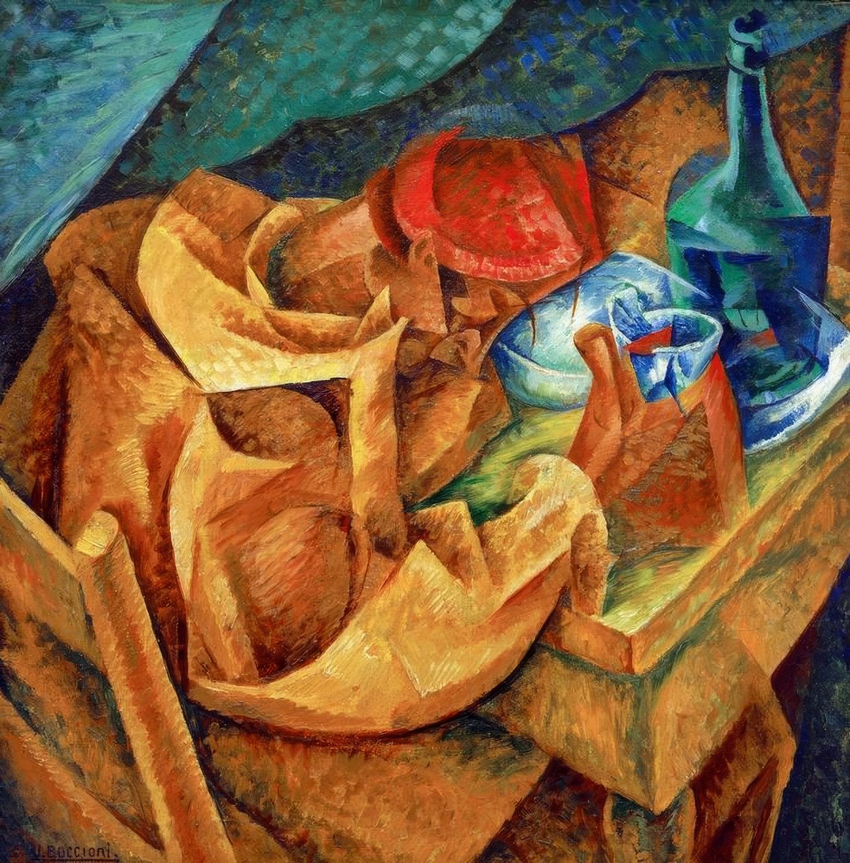 Il bevitore da Umberto Boccioni