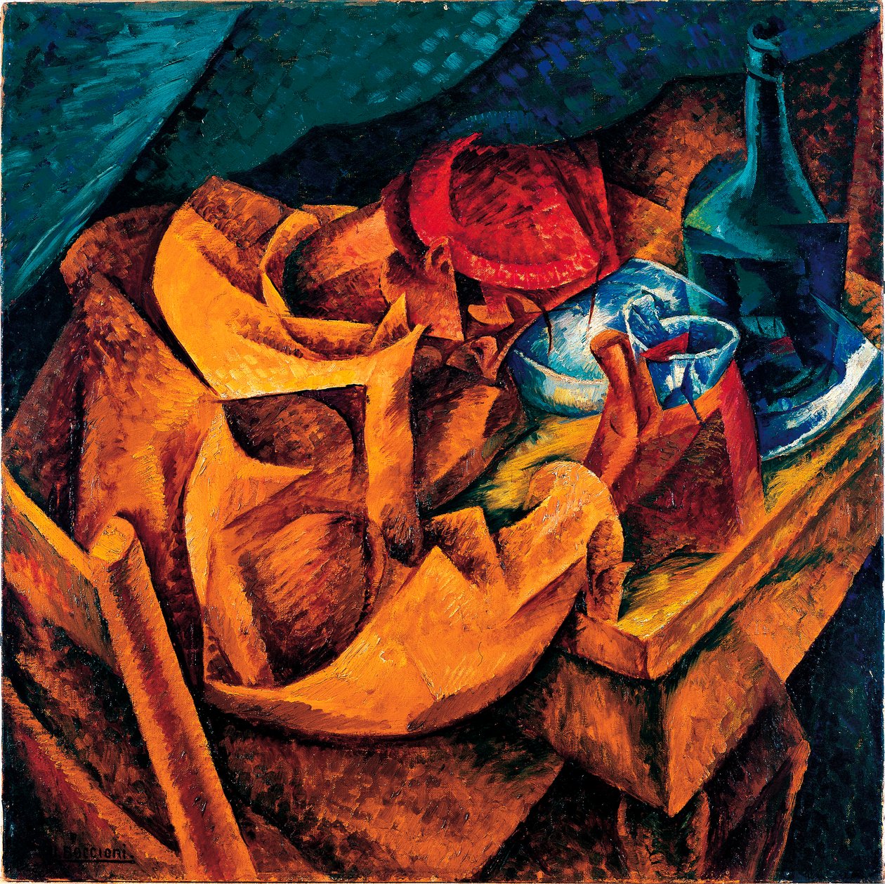 Il bevitore da Umberto Boccioni