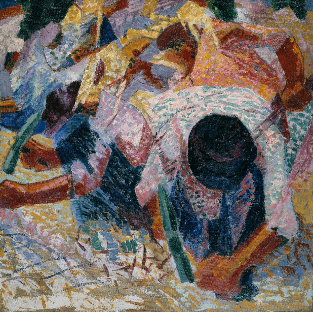 I lastricatori di strade da Umberto Boccioni