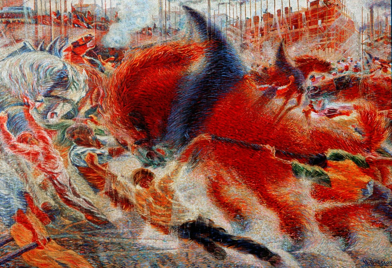 La città che sale da Umberto Boccioni