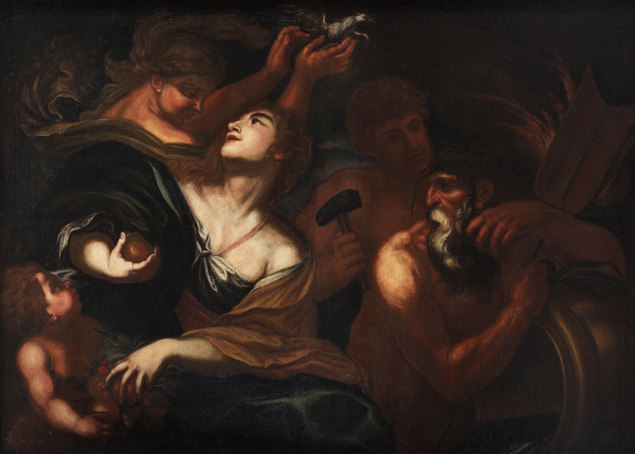 Allegoria dei quattro elementi da Unbekannt Unbekannt