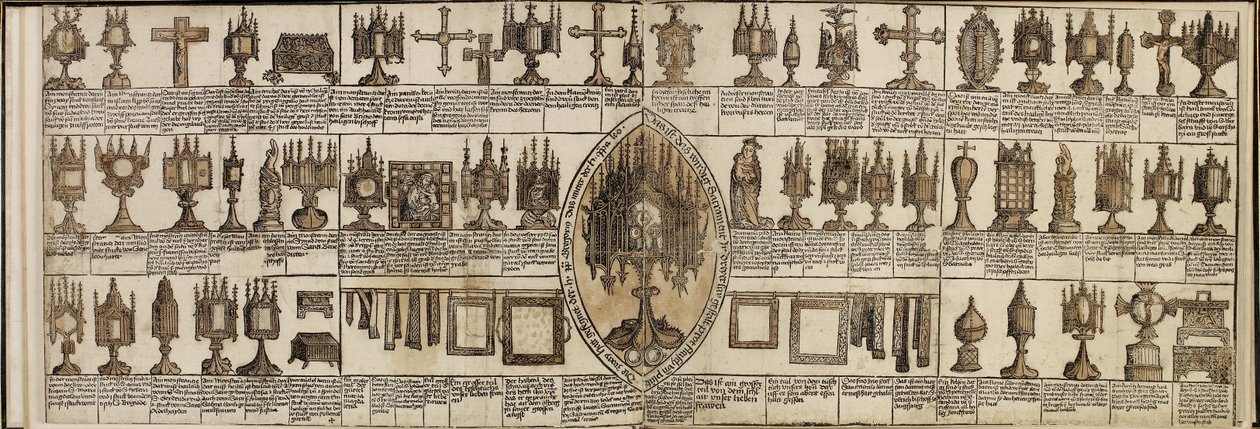 Lettera di guarigione di Andechs del 1496 da Unbekannt Unbekannt