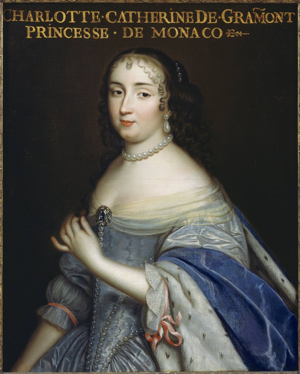 Catherine-Charlotte de Gramont (1638-1678), Principessa di Monaco e Duchessa di Valentinois, nonché amante del re francese Luigi XIV da Unbekannt Unbekannt