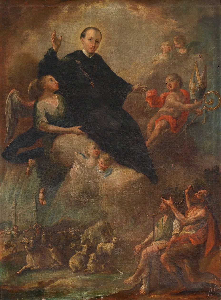 San Leonardo come patrono dei prigionieri da Unbekannt Unbekannt
