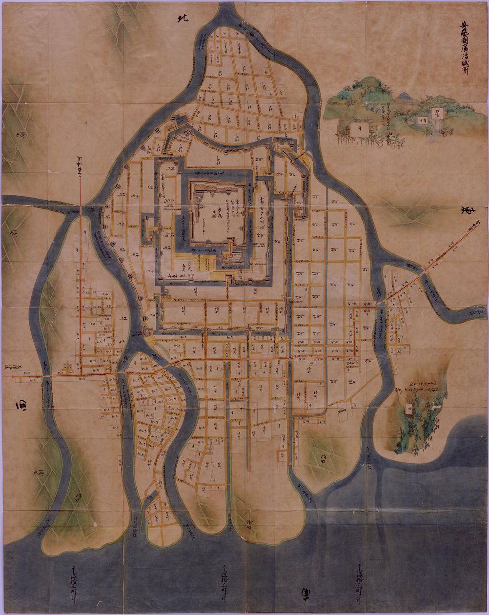 Città del Castello di Hiroshima 1644 da Unbekannt Unbekannt