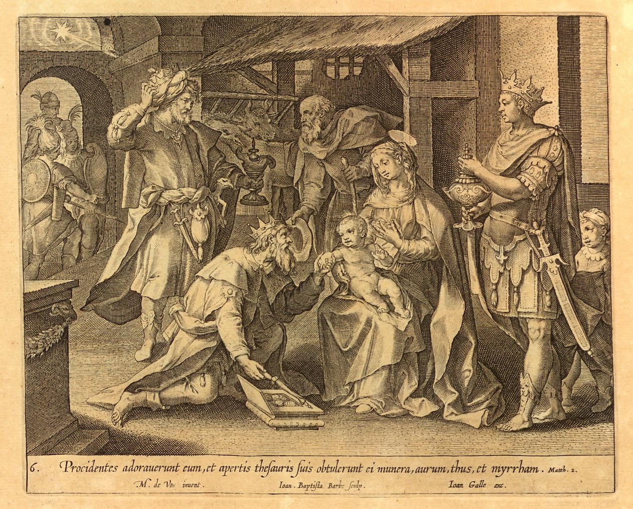 Storia del Nuovo Testamento - 1722 - (7) da Unbekannt Unbekannt