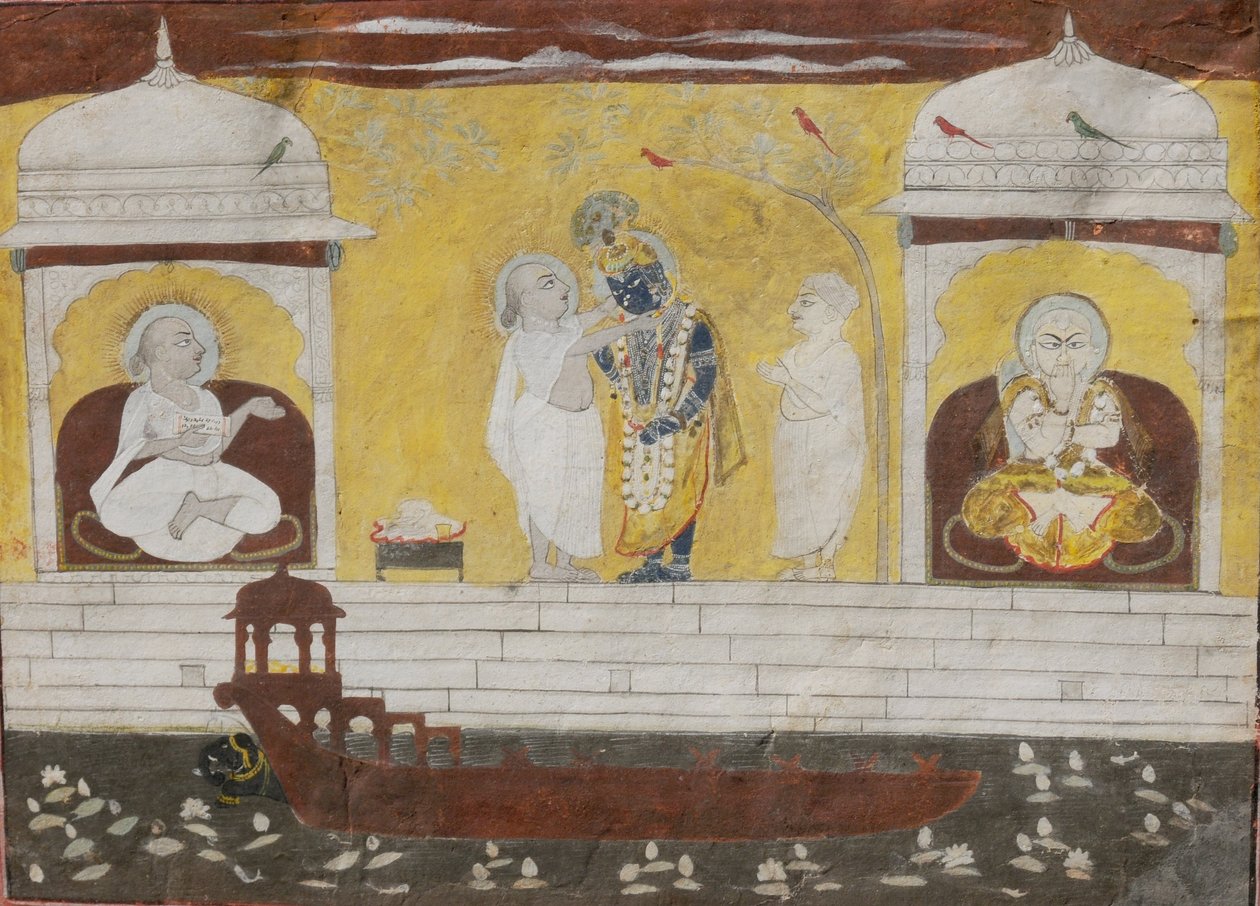 Adorazione di Krishna da Unbekannt Unbekannt