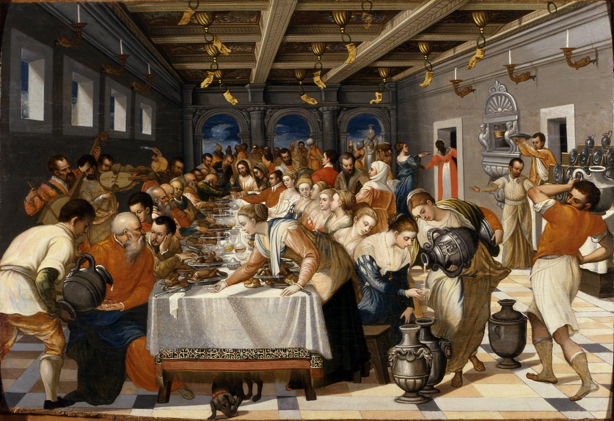 Le nozze di Cana da Unbekannt Unbekannt