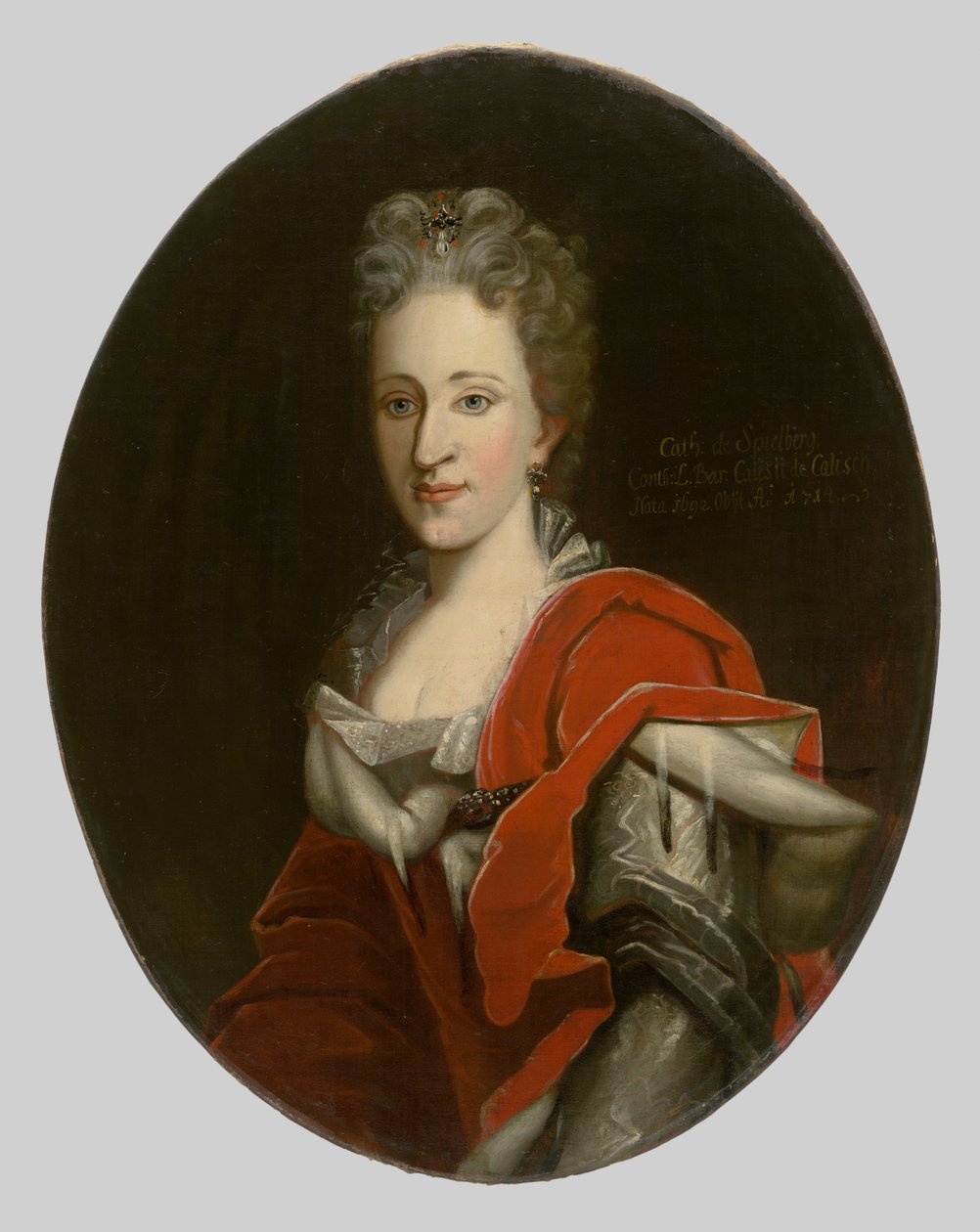 Ritratto di Katarína Spierbergová da Unbekannt Unbekannt