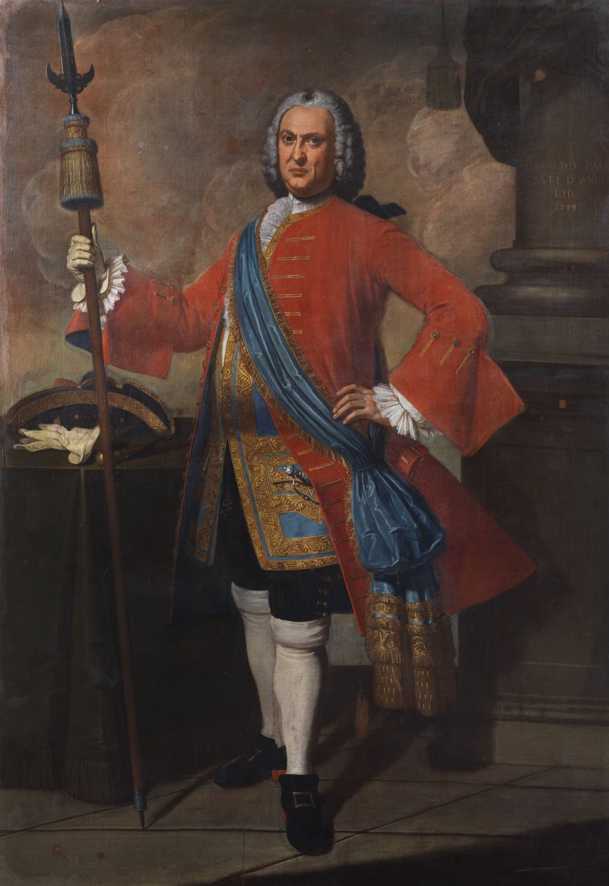 Ritratto del Capitano delle Guardie Osvaldo Parus da Unbekannt Unbekannt