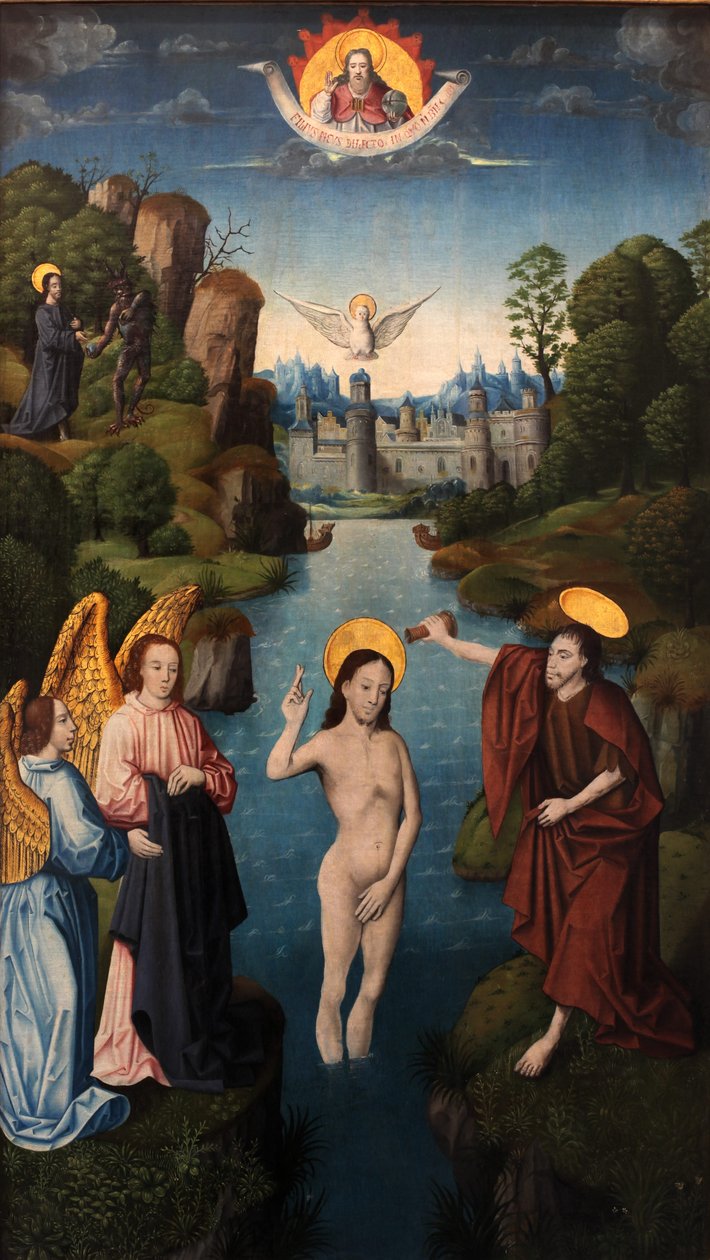 Il battesimo di Cristo da Unbekannt Unbekannt