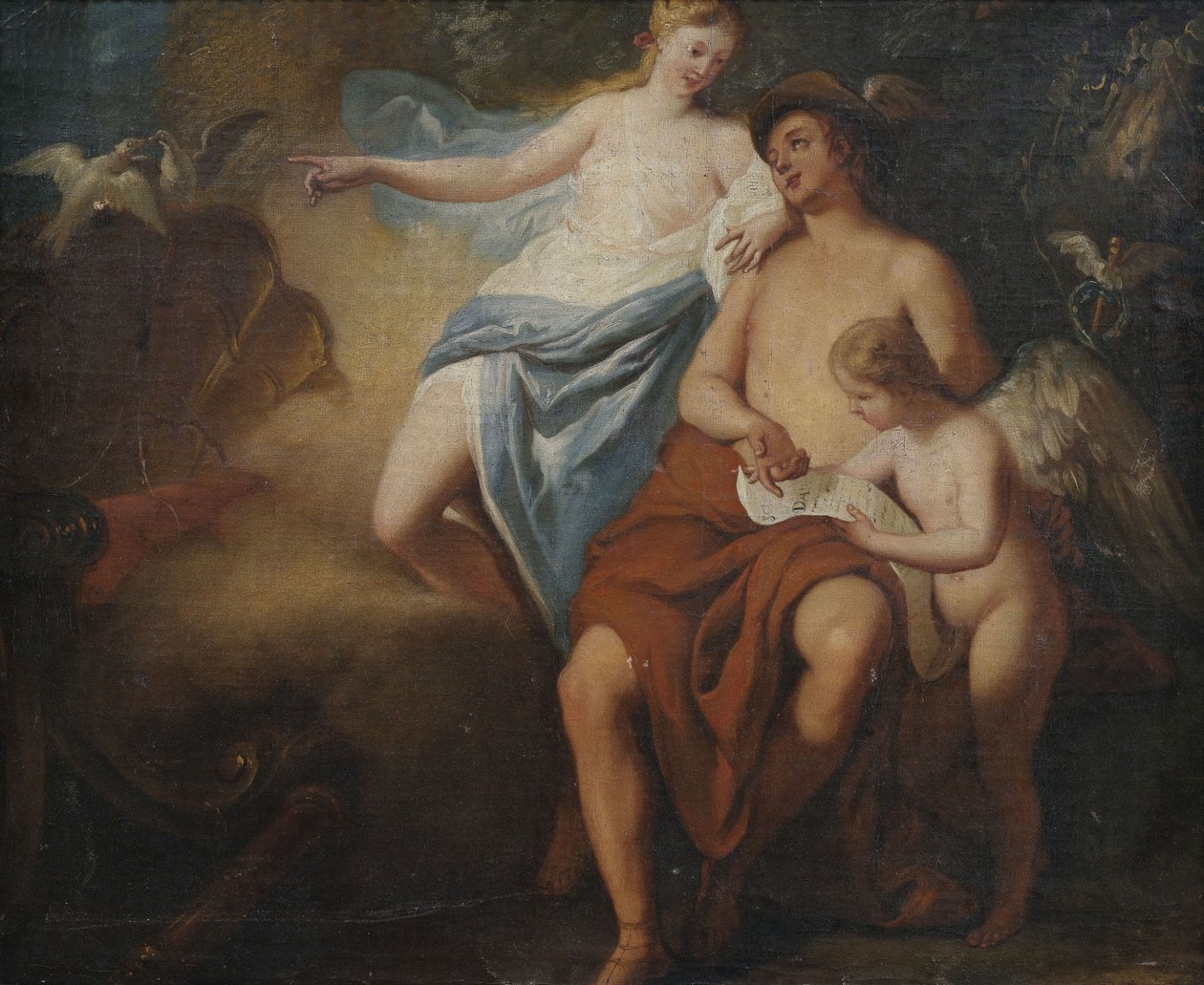 Venere, Mercurio e Amore da Unbekannt Unbekannt