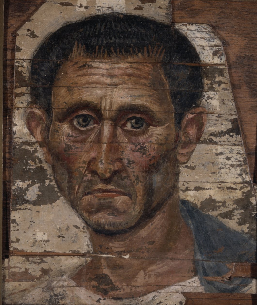 Un uomo in un mantello blu da Unbekannt Unbekannt