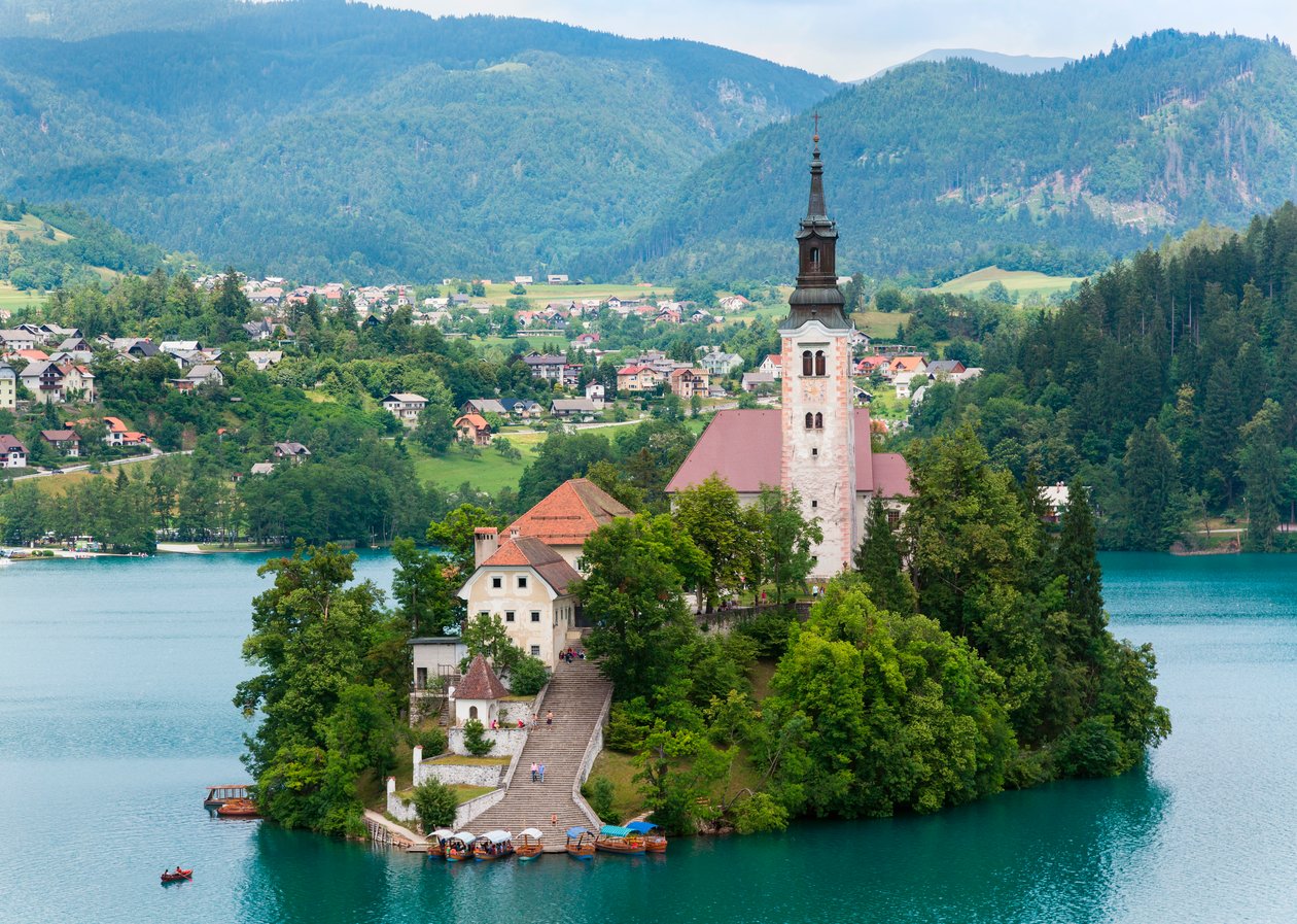 Bled, Slovenia. Chiesa dell