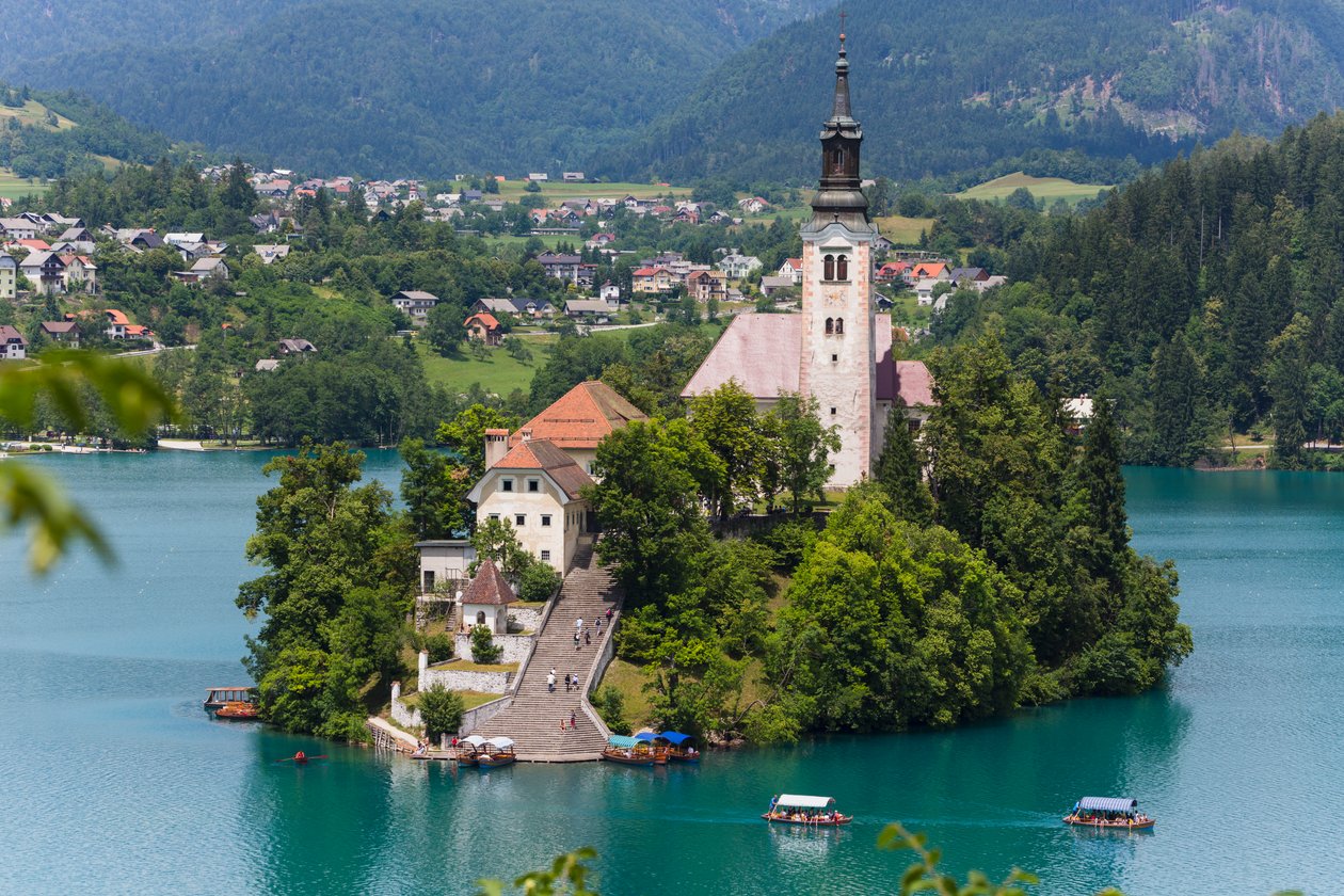 Bled, Slovenia. Chiesa dell