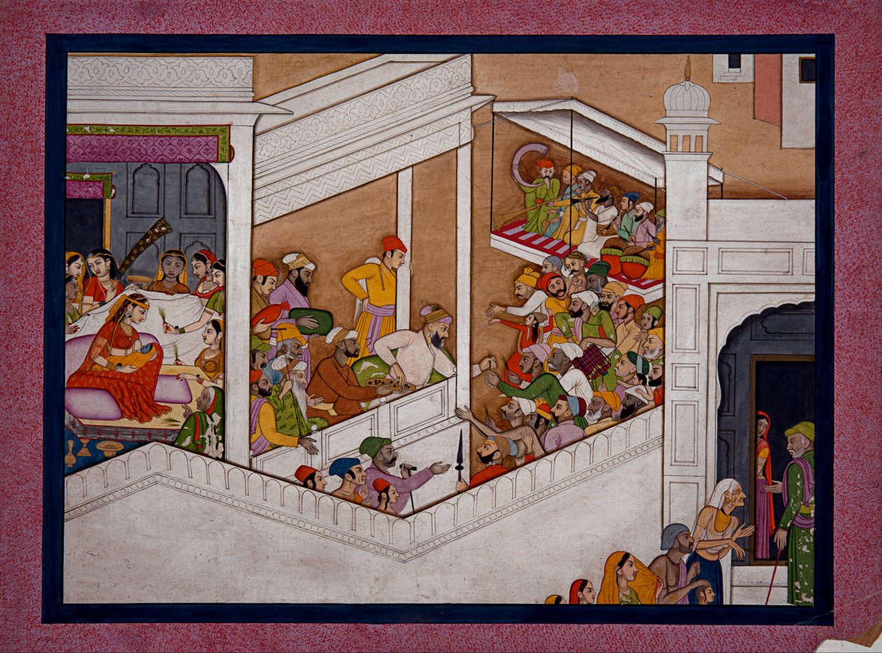 Celebrazioni della nascita di Krishna da Unbekannt Unbekannt
