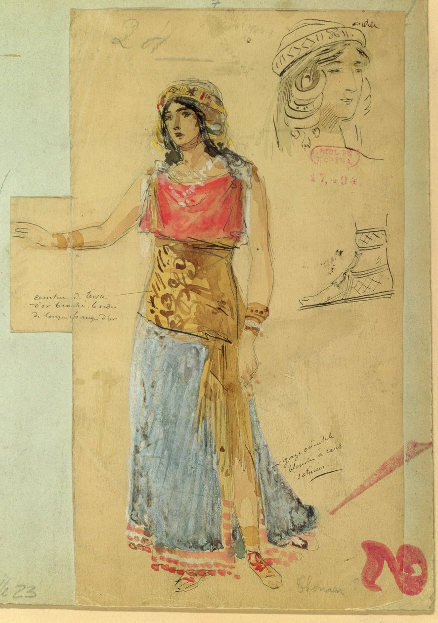 Costume per il ruolo di Isotta, nell
