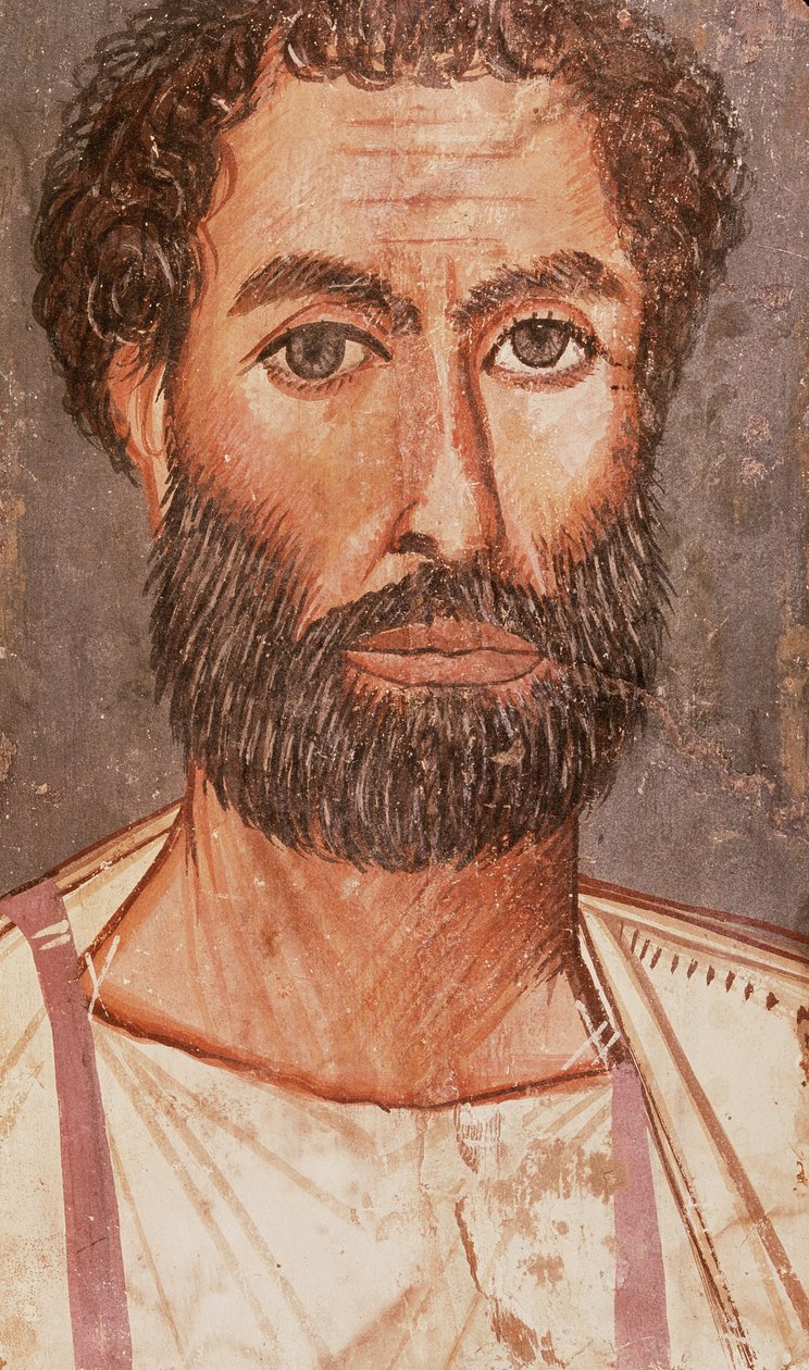 Ritratto Fayum di un uomo da Unbekannt Unbekannt