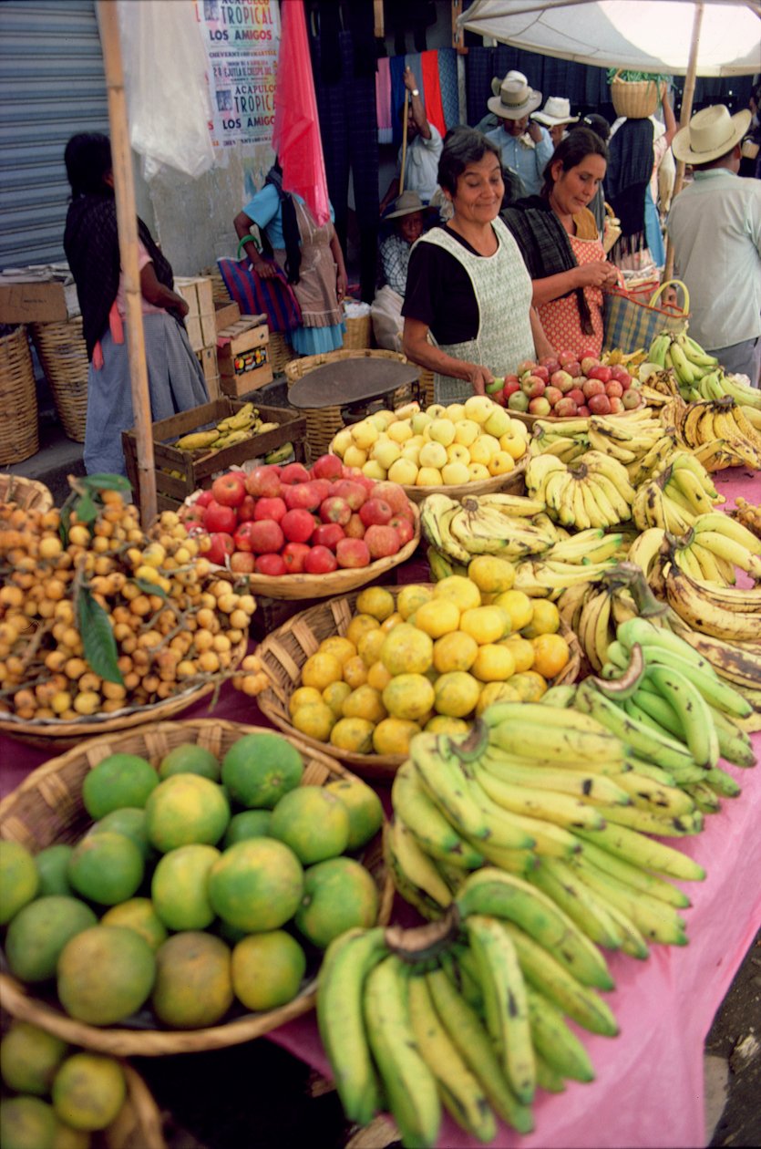 Bancarella di frutta e verdura da Unbekannt Unbekannt