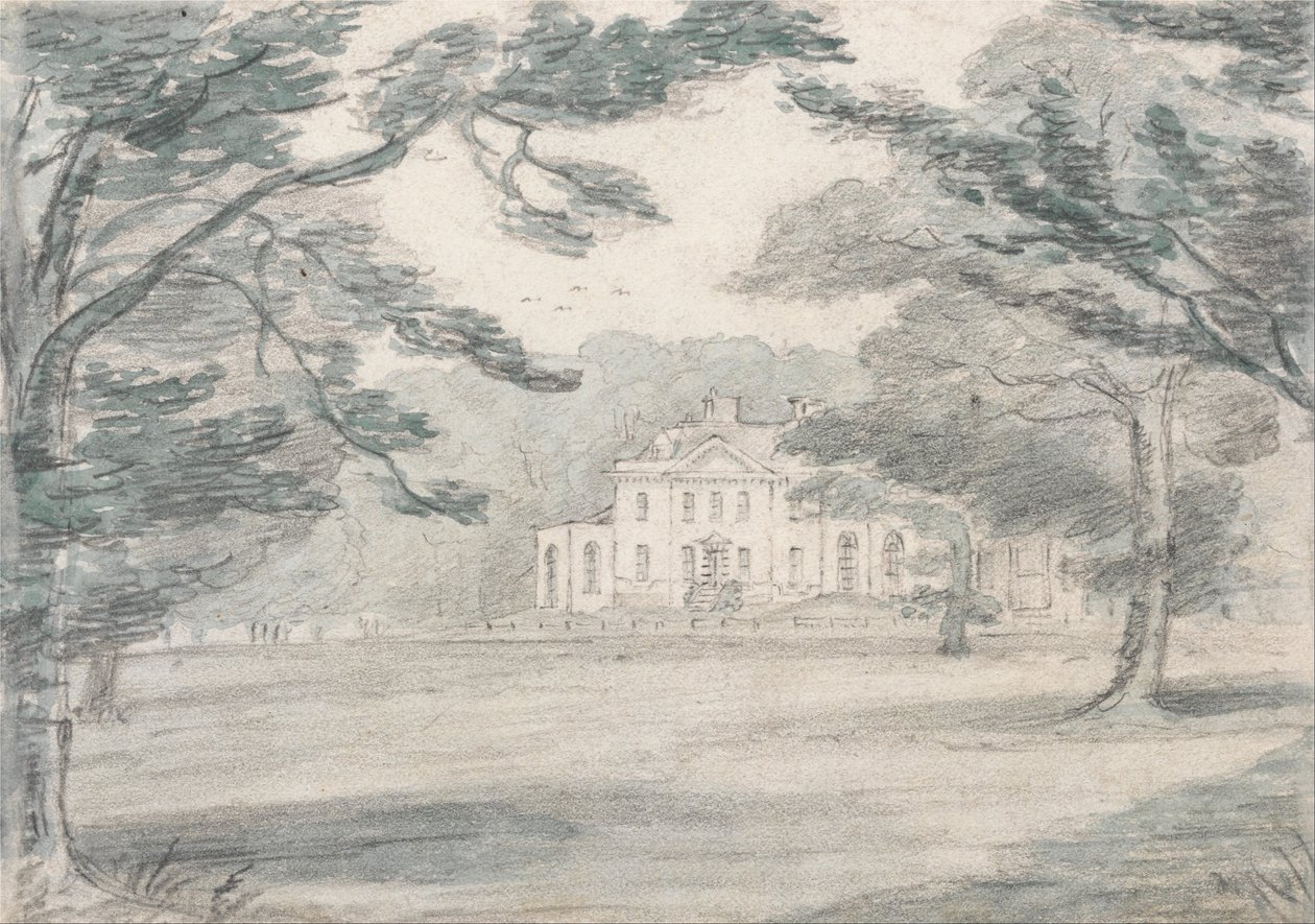 Havering Bower, Essex (Vista di una dimora di campagna) da Unbekannt Unbekannt